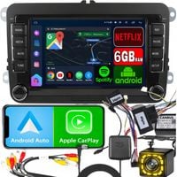 RADIO do VOLKSWAGEN SEAT SKODA VW PASSAT B6 B7 GOLF 5 V 6 WiFi Android 6GB