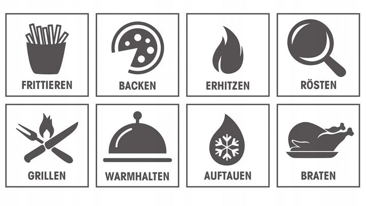 Frytkownica Air Fryer 4,5L LED 1450W 8 PROGRAMÓW zdjęcie 7