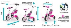 ROWEREK TRÓJKOŁOWY BOBY DELUXE 2015 ZIELONY  B1 na Arena.pl