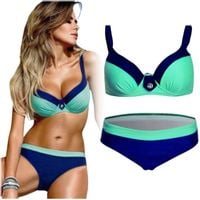 STRÓJ KĄPIELOWY DWUCZĘŚCIOWY KOSTIUM BIKINI KOMPLET DÓŁ GÓRA MODELUJĄCY S