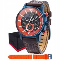 Zegarek Męski Vostok Europe VR42-595D734 brązowy pasek