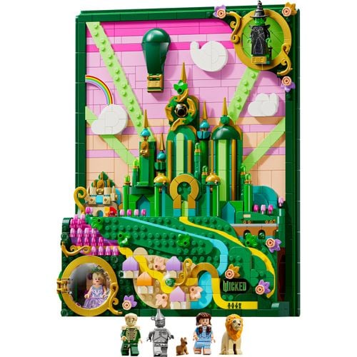 Klocki LEGO Wicked 75685 Obraz Emerald City na Arena.pl
