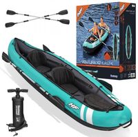 Kajak dmuchany 330 x 86 cm 2 osobowy Ventura zestaw 7w1 Bestway 65052