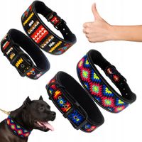 OBROŻA DLA PSA ŚREDNIEGO DUŻEGO M 40-49CM REGULOWANA ODBLASKOWA WYTRZYMAŁA