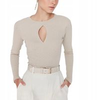 Bluzka Trendyol beige L
