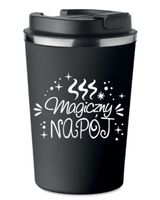 Kubek Termiczny Premium z Nadrukiem MAGICZNY NAPÓJ kawa 350ml 0,35l KT_013