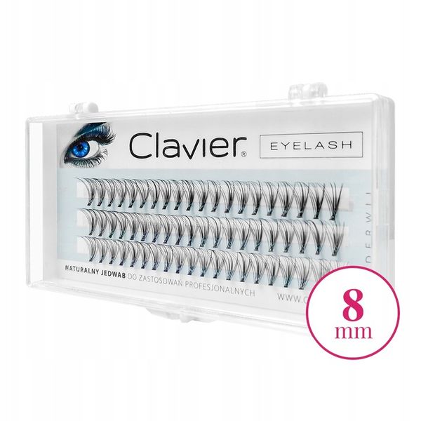 Clavier Kępki Rzęs Classic 8mm zdjęcie 7