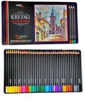 kredki ołówkowe 40kol metal opak loozz 6195