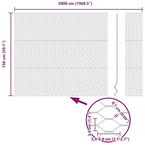 Ogrodzenie z słupkami Zielony 1.5 x 50 m Stal na Arena.pl