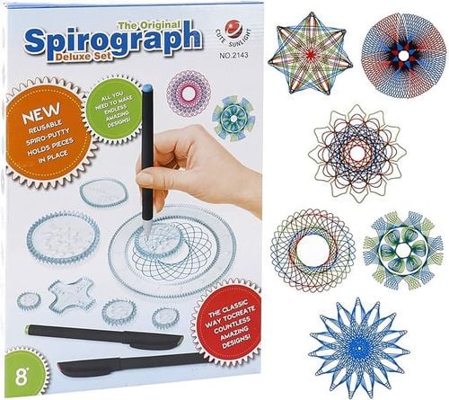 spirograf zesatw do rysowania edukacyjny 28el. na Arena.pl