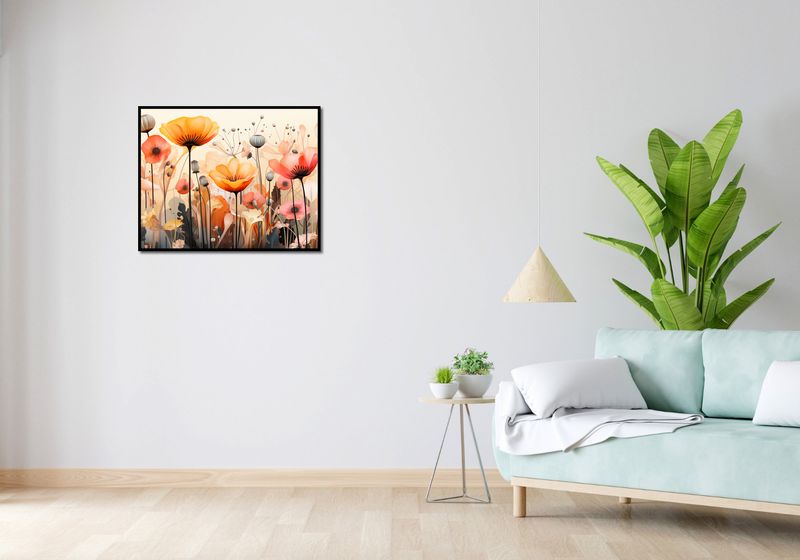 Plakat 76x60,5cm Taneczne Maki zdjęcie 4