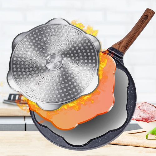 patelnia granitowa do 7 jajek placuszków black&wood 199007 na Arena.pl