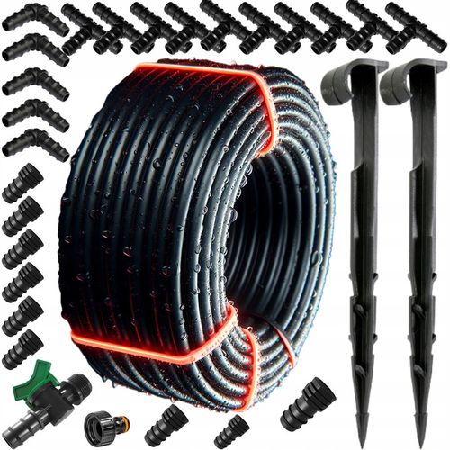 LINIA kroplująca NAWODNIENIE kropelkowe SYSTEM nawodnienia 25M SET1 + na Arena.pl