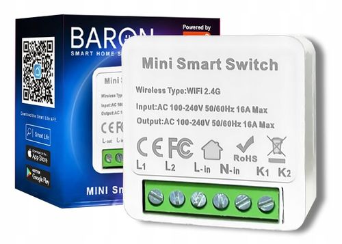 PRZEKAŹNIK MODUŁ PODWÓJNY DWUKANAŁOWY WIFI WŁĄCZNIK GNIAZDKO TUYA na Arena.pl