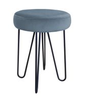 Taboret Venus HAIRPIN noga czarna BL06