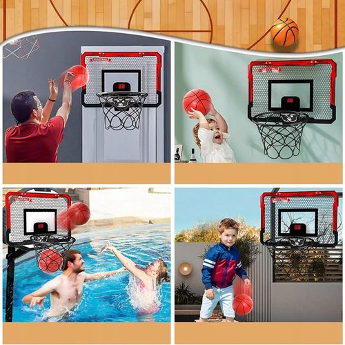 Koszykówka dla dzieci INTERAKTYWNA TABLICA LICZNIK DŹWIĘK ŚWIATŁA kosz gry na Arena.pl