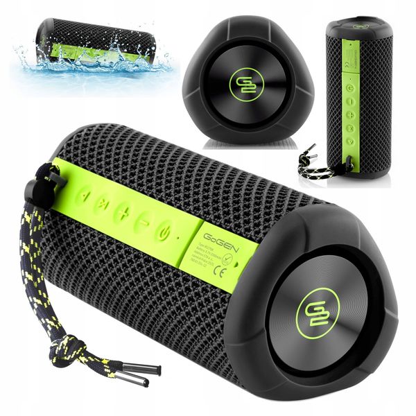 Głośnik PRZENOŚNY Bluetooth TWS AUX GoGEN IPX7 zdjęcie 1