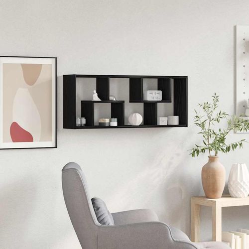 Półka ścienna Czarny dąb 36x16x90 cm Drewno klejone na Arena.pl