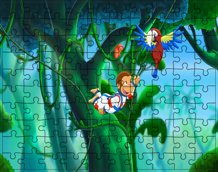 Puzzle Ciekawski George zdjęcie 1