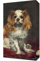 Obraz 30x50cm A King Charles Spaniel,  Edouard Manet do Salonu