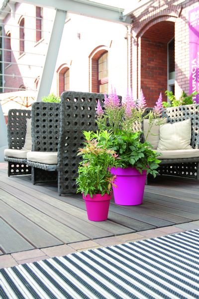 Donica okrągła Lofly DLOF400 + podstawka jezdna zdjęcie 12