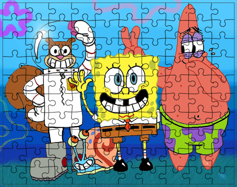 Puzzle Spongebob zdjęcie 1