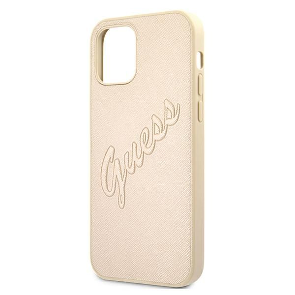 Etui Guess do iPhone 12, iPhone 12 Pro, Złoty zdjęcie 6