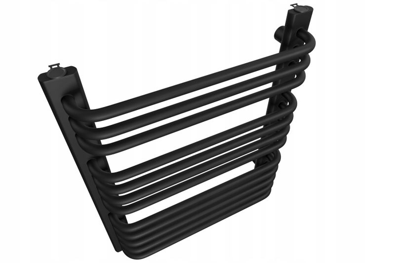 Grzejnik drabinkowy ALFA 1120/500 czarny mat zdjęcie 2