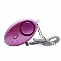 Alarm Osobisty Brelok 130db Głośny Samoobrona Latarka LED Dla Kobiet