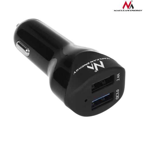 Maclean MCE156 Ładowarka samochodowa max4,8A 2xUSB Qualcomm Quick Charge QC 3.0 na Arena.pl