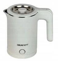 TRADYCYJNY MAŁY CZAJNIK ELEKTRYCZNY 800W BIAŁY GRANATOWY 800ML