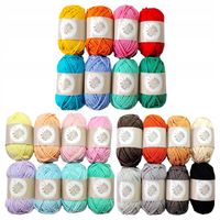 WŁÓCZKI BAWEŁNIANE DO SZYDEŁKOWANIA ZESTAW 24x25m WŁÓCZKA BAWEŁNIANA ALISON