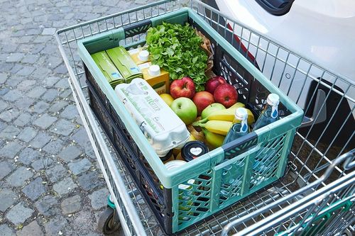 Składany kosz Keeeper BEN 45l z Soft Touch uchwytami grafit udźwig do na Arena.pl