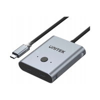 Unitek dwukierunkowy przełącznik rozgałęźnik adapter USB-C 4K 144Hz UHD