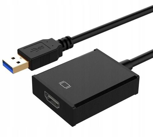 CO2 PRZEJŚCIÓWKA USB 3 HDMI ADAPTER KABEL HUB KONWERTER FULL HD 1080P 60HZ na Arena.pl