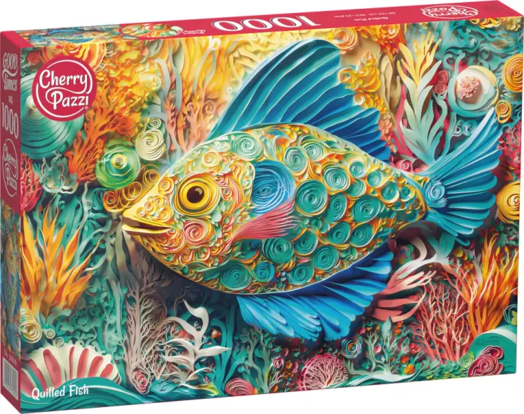 Puzzle 1000 elementów. Pikowana ryba 30806 zdjęcie 1