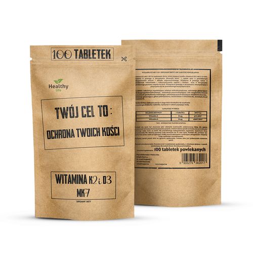 Twój cel to! Zdrowe kości i układ krążenia - Witamina K2 MK7 + D3 100 tbl. na Arena.pl