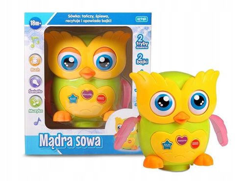 NA PREZENT Mądra Sowa Interaktywna Opowiada bajki chodzi na Arena.pl