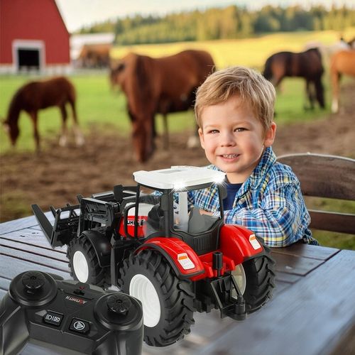 OGROMNY TRAKTOR ZDALNIE STEROWANY RC CIĄGNIK NA PILOT FARMA OŚWIETLENIE na Arena.pl