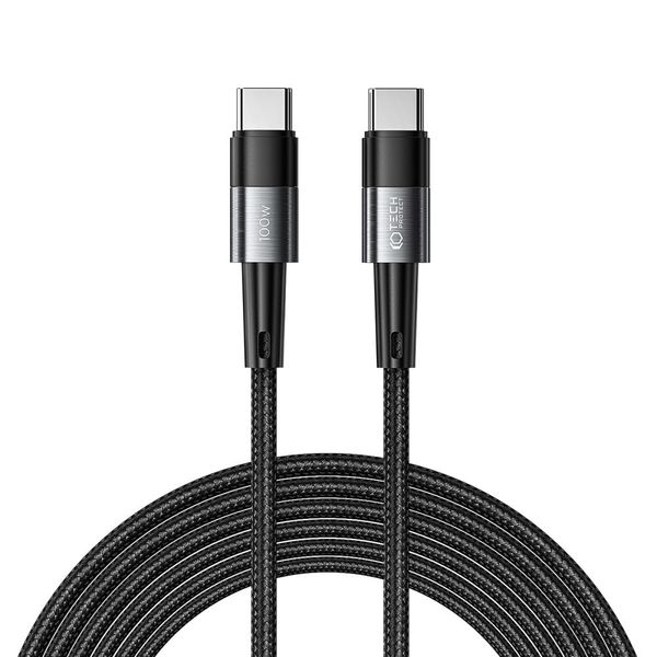 TECH-PROTECT ULTRABOOST TYPE-C CABLE PD100W/5A 300CM GREY zdjęcie 1