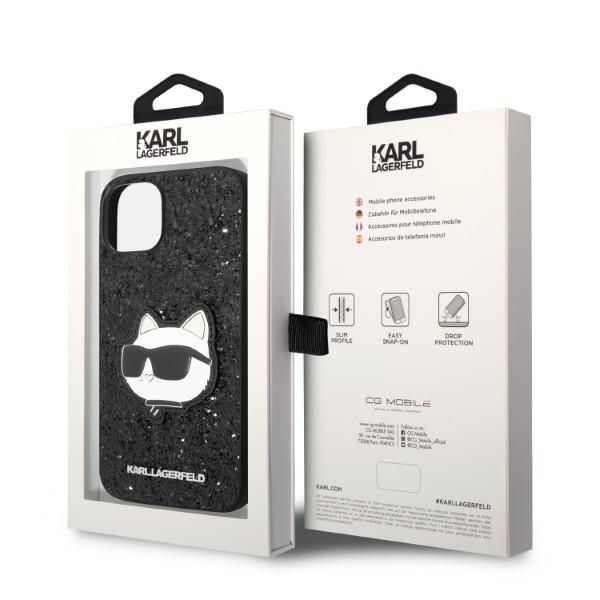 Etui Karl Lagerfeld do iPhone 15 Plus, iPhone 14 Plus, Czarny zdjęcie 8