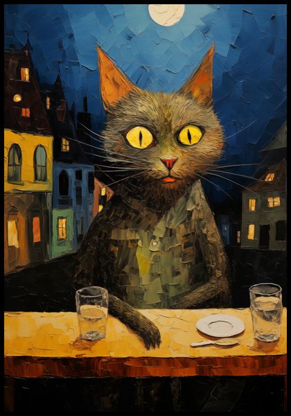 Plakat 68x98cm Nocny Obserwator zdjęcie 2