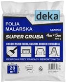 folia malarska super gruba czarna 4*5m 700g - d-300-0210