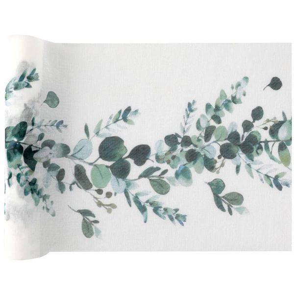 Bieżnik materiałowy eukaliptus, 26x300 cm zdjęcie 1