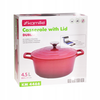 GARNEK TRADYCYJNY ALUMINIOWY 24cm Z POKRYWKĄ GAZ INDUKCJA PIEKARNIKA