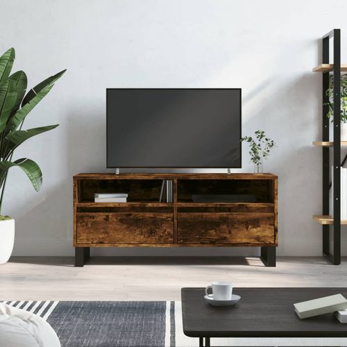Szafka pod TV, przydymiony dąb, 100x34,5x44,5 cm na Arena.pl