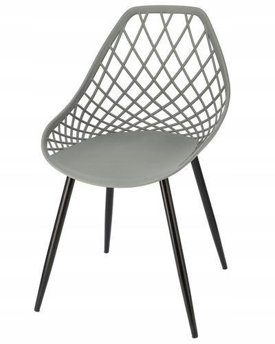 krzesło aranda szare + czarne nogi (nowy kod 15.10.2025) na Arena.pl