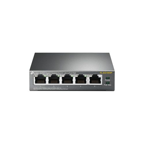 Switch TP-Link 5p TL-SG1005P (5x10/100/1000Mbit, 4xPoE) na Arena.pl