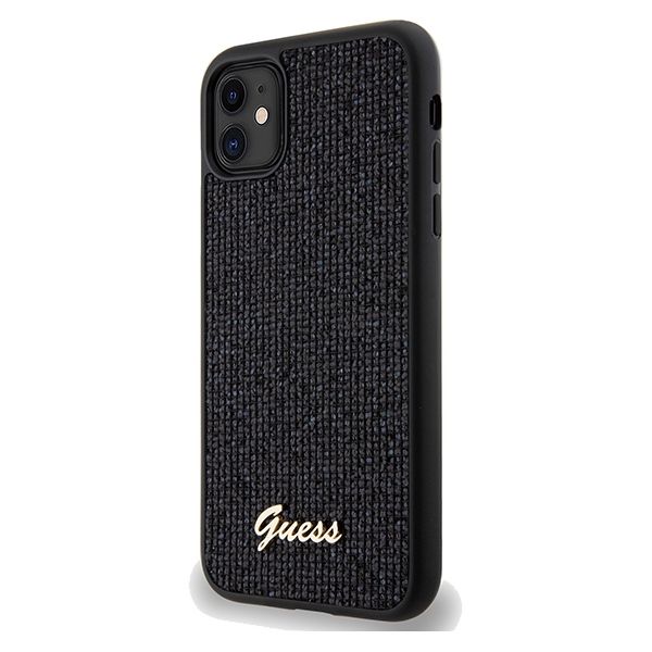 Etui Guess do iPhone 11, iPhone XR, Czarny zdjęcie 2