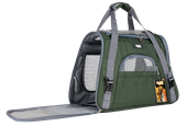 Transporter dla zwierząt torba PETVENTURE 45x25x34cm do 7kg zielona